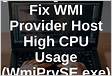 O processo wmi provider host está consumindo muito de minha